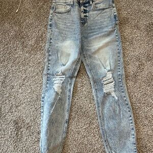 Cello Light Blue Distressed Women’s Jeggings